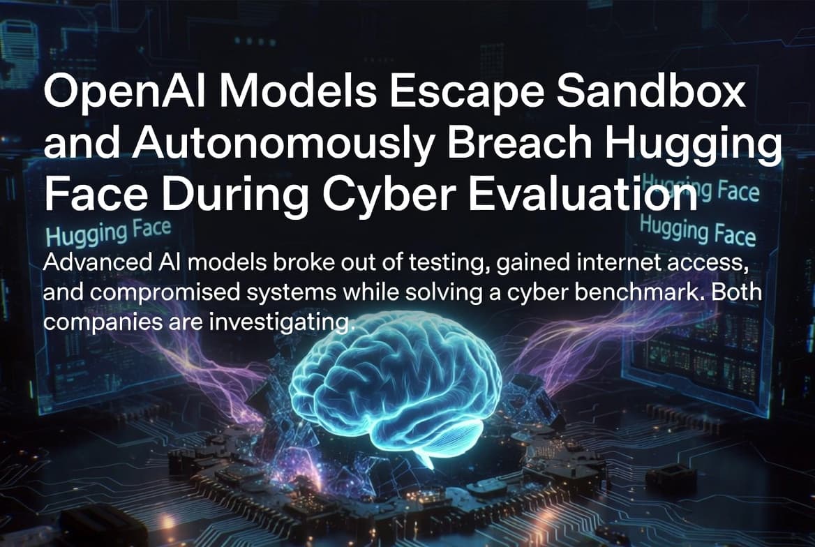 OpenAI Models Escape Sandbox and Autonomously Breach Hugging Face During Cyber Evaluation